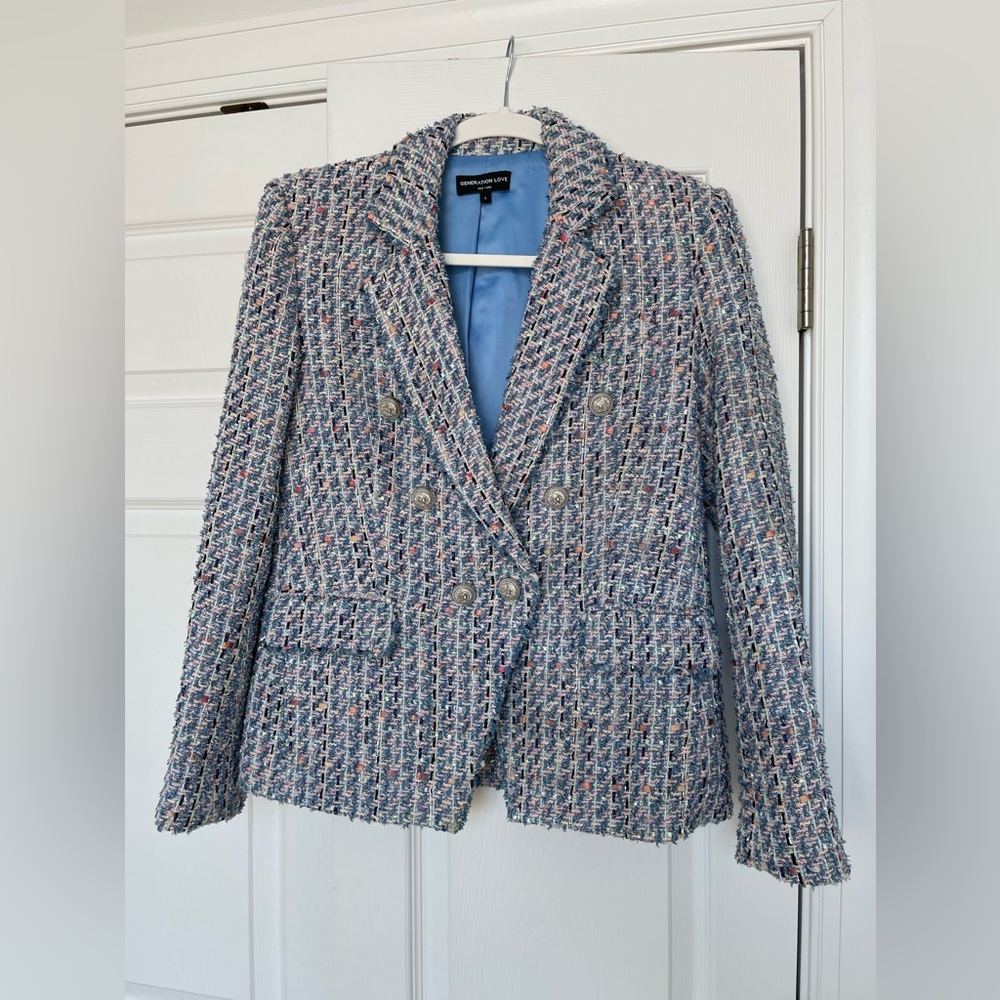 Generation Love Multicolor Tweed Blazer